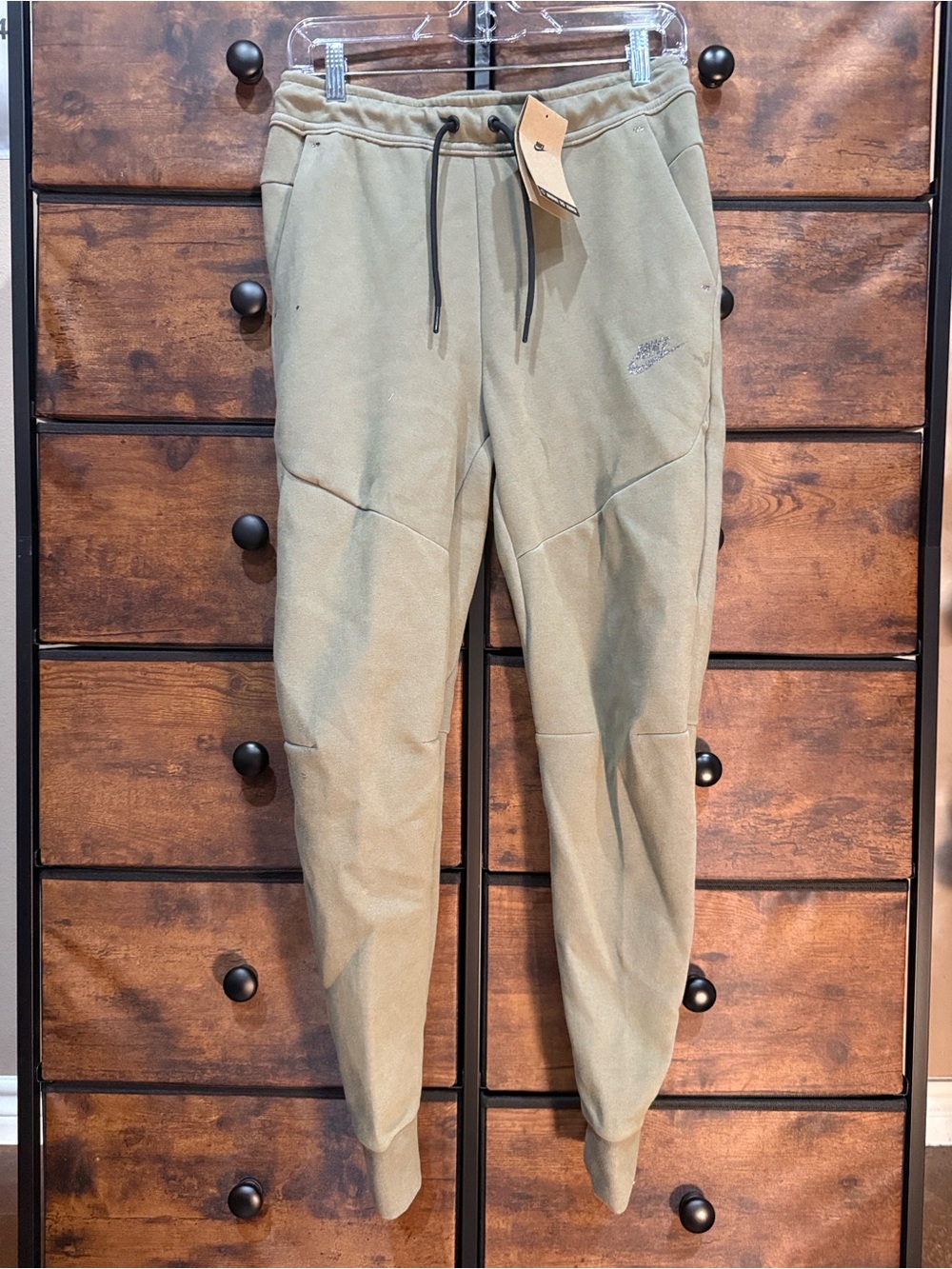 Nike Sportswear Tech Fleece Jogger Pants - S - Medium Olive Heather - NWT